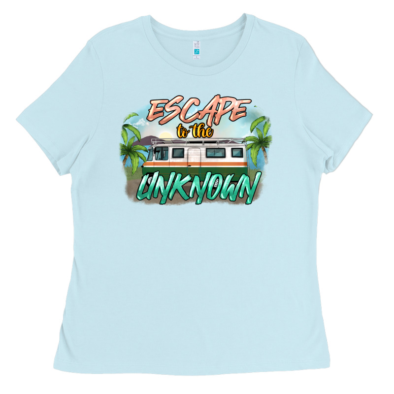 Escape To The Unknown Ladies Tee by NancyCooperArtShop | Teevron