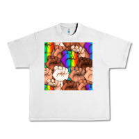 Lunar Rock Pride lgbtq fists seamless pattern Urban Heavy Tee - BundleAndBundleShop