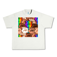 Pistachio Pride lgbtq fists seamless pattern Urban Heavy Tee - BundleAndBundleShop