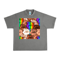 Tornado Pride lgbtq fists seamless pattern Urban Heavy Tee - BundleAndBundleShop