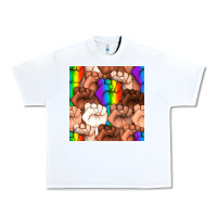 White Pride lgbtq fists seamless pattern Urban Heavy Tee - BundleAndBundleShop