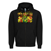 Black made with melanin and magic Zipper Hoodie - CowGirlArtShop