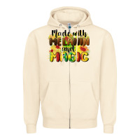 Sandshell made with melanin and magic Zipper Hoodie - CowGirlArtShop
