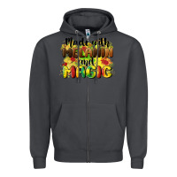 Smoke made with melanin and magic Zipper Hoodie - CowGirlArtShop