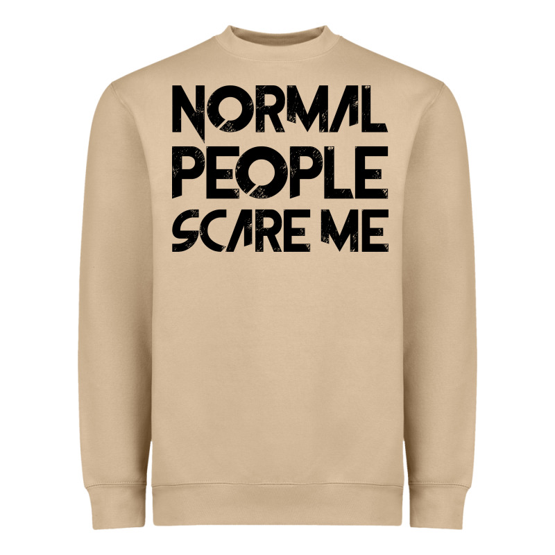 Normal People Scare Me Heavyweight Sweatshirt by Bettercallsaul | Teevron