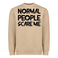 Mushroom Normal People Scare Me Heavyweight Sweatshirt - Bettercallsaul