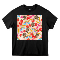 Black back to school seamless pattern 4 (3600x3600) Heavy Core Tee - AdoDesignShop