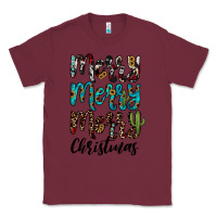 Burgundy merry christmas Classic Tee - JahusDesignShop