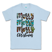 Dusty Blue merry christmas Classic Tee - JahusDesignShop