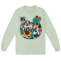 Matcha western stay wild horsesho Long Sleeve Tee - RanaPortraitStore