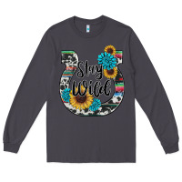 Smoke western stay wild horsesho Long Sleeve Tee - RanaPortraitStore