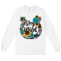 White western stay wild horsesho Long Sleeve Tee - RanaPortraitStore
