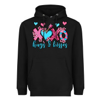 Black xoxo hugs and kisses olivia Heavyweight Hoodie - OliviaCreatesArt