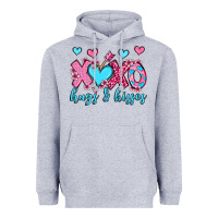 Heather Grey xoxo hugs and kisses olivia Heavyweight Hoodie - OliviaCreatesArt