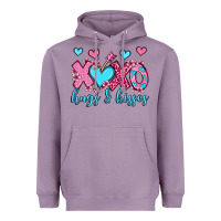 Lavender xoxo hugs and kisses olivia Heavyweight Hoodie - OliviaCreatesArt