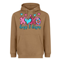 Toasted Coconut xoxo hugs and kisses olivia Heavyweight Hoodie - OliviaCreatesArt