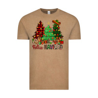 Vintage Coffee Feliz Navidad Vintage Tee - NancyCooperArtShop