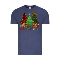 Vintage Denim Feliz Navidad Vintage Tee - NancyCooperArtShop