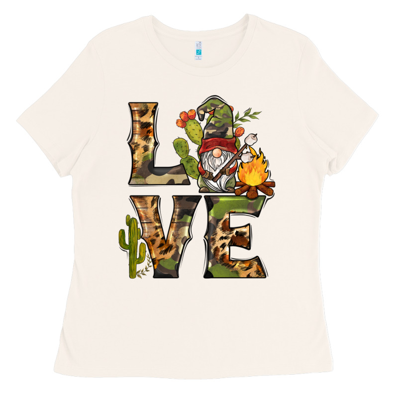 Love Camping Gnome Ladies Tee by BarkalooDesign | Teevron