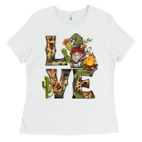 White love camping gnome Ladies Tee - BarkalooDesign