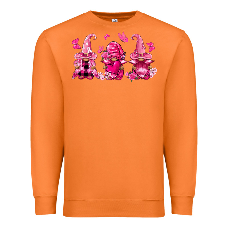 Breast Cancer Gnomies Premium Sweatshirt by FaDigitalArtStudio | Teevron