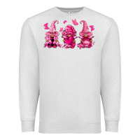 Oatmeal Heather breast cancer gnomies Premium Sweatshirt - FaDigitalArtStudio