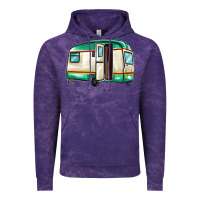 Cloud Purple caravan Vintage Hoodie - MaliasSmallBusiness