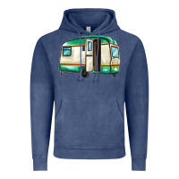 Vintage Denim caravan Vintage Hoodie - MaliasSmallBusiness