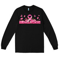 Black breast cancer american football Long Sleeve Tee - Jasminsmagicworld