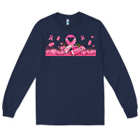 Breast Cancer American Football Long Sleeve Tee | Teevron
