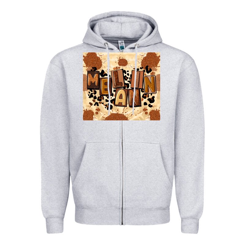 Melanin Zipper Hoodie by CowGirlArtShop | Teevron