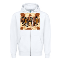 White melanin Zipper Hoodie - CowGirlArtShop