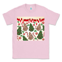 Bubblegum Pink christmas tree cakes Classic Tee - MaliasSmallBusiness