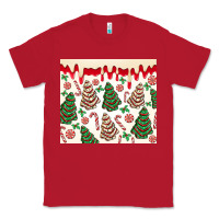 Red christmas tree cakes Classic Tee - MaliasSmallBusiness