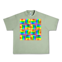 Oil Green Pride lgbtq flag and leopard with glitter seamless Urban Heavy Tee - BundleAndBundleShop