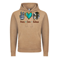 Vintage Coffee Peace Love Indians Vintage Hoodie - Jasminsmagicworld