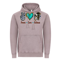 Vintage Zinc Peace Love Indians Vintage Hoodie - Jasminsmagicworld