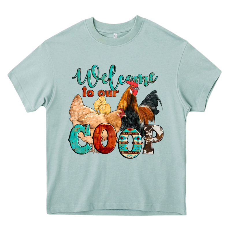 Welcome To Our Coop Heavy Core Tee by Artiststas | Teevron