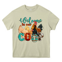 Mossy welcome to our coop Heavy Core Tee - Artiststas