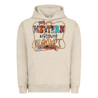 Pigment French Oak My Western Watching Blanket Urban Hoodie - CowhideDigitalArt