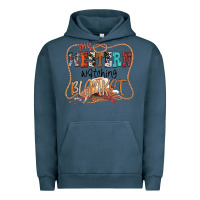 Pigment Midnight Navy My Western Watching Blanket Urban Hoodie - CowhideDigitalArt