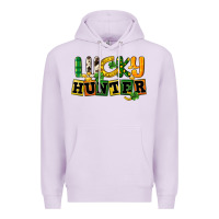 Lilac Lucky hunter St. Patrick's Day Premium Hoodie - CowGirlArtShop