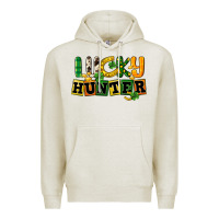 Oatmeal Heather Lucky hunter St. Patrick's Day Premium Hoodie - CowGirlArtShop