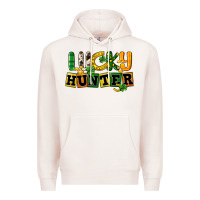 Pale Pink Lucky hunter St. Patrick's Day Premium Hoodie - CowGirlArtShop