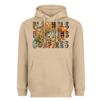 Mushroom flannels hayrides pumpkins  bonfires Heavyweight Hoodie - FaDigitalArtStudio