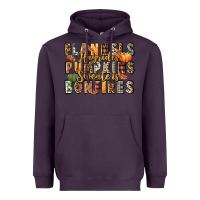 Plum flannels hayrides pumpkins  bonfires Heavyweight Hoodie - FaDigitalArtStudio