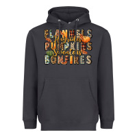 Smoke flannels hayrides pumpkins  bonfires Heavyweight Hoodie - FaDigitalArtStudio