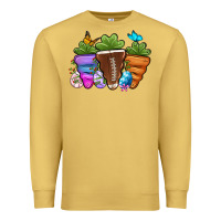 Antique Gold Football Easter sports carrots Premium Sweatshirt - OliviaCreatesArt