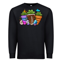 Black Football Easter sports carrots Premium Sweatshirt - OliviaCreatesArt