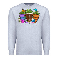 Heather Grey Football Easter sports carrots Premium Sweatshirt - OliviaCreatesArt